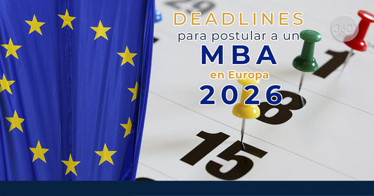 Calendario con chinchetas de colores marcando fechas clave junto a bandera de la Unión Europea.